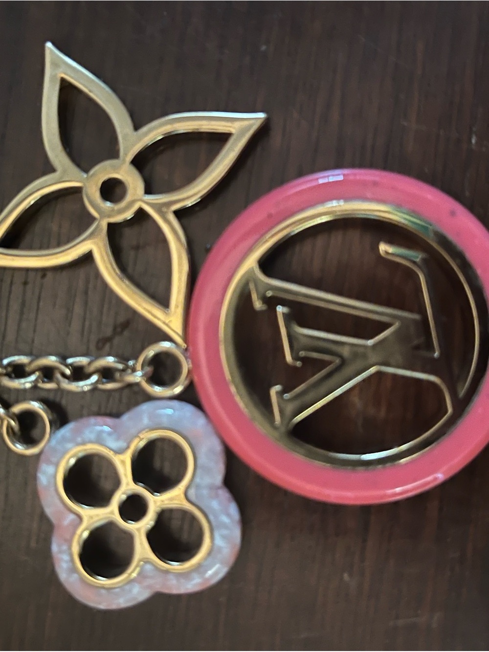 Louis Vuitton bag charm